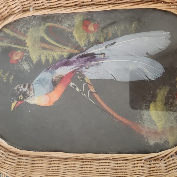 Whicker basket Bird detail - Picture 2 of 6